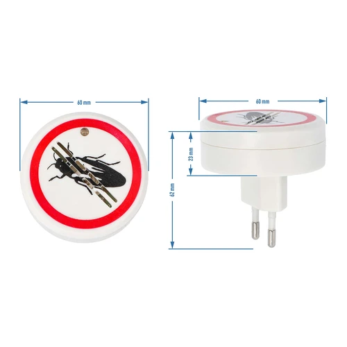 Repellente per insetti a ultrasuoni - per uso domestico - 6