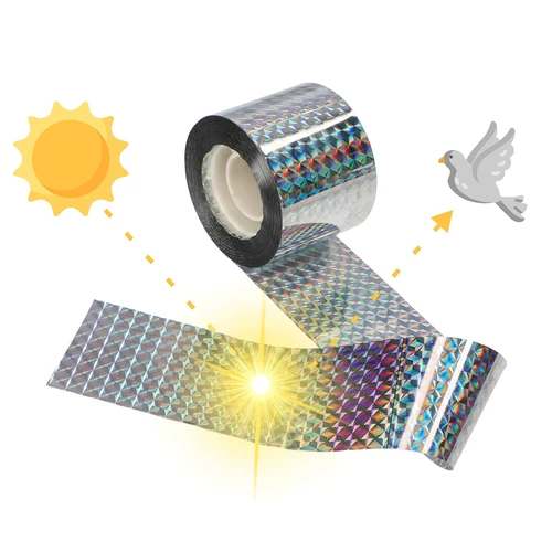 Repellente per uccelli - nastro riflettente, 80 m - 5