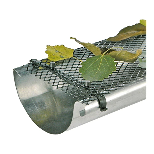 Rete di protezione per grondaia 0,16 x 6 m + 15 clip di fissaggio - 2