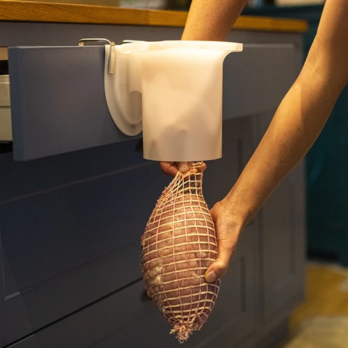 Rete elastica per salumi 18 cm x 3 m, resistente al calore fino a 220°C - 6