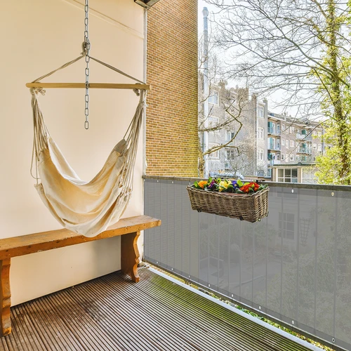 Rete ombreggiante (80%, 140 g/m²) 0,9 x 5 m, grafite - 9