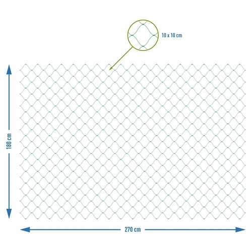 Rete per piante rampicanti, 1,8 x 2,7m - 4