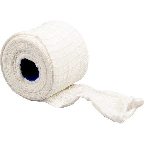 Rete per salumi bianca, 12,5 cm x 5 m, resistente al calore fino a 220°C