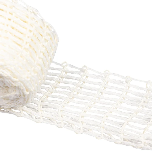 Rete per salumi bianca con dimensioni di 12,5 cm x 5 m, con resistenza termica fino a 220°C - 2