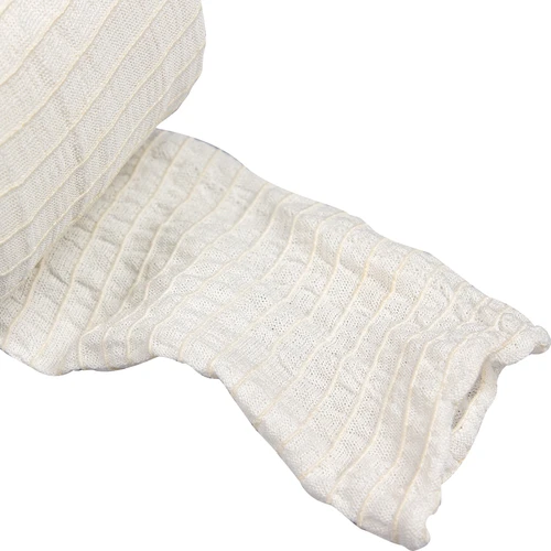 Rete per salumi bianca di dimensioni 12,5 cm x 5 m, con resistenza termica fino a 220°C - 2