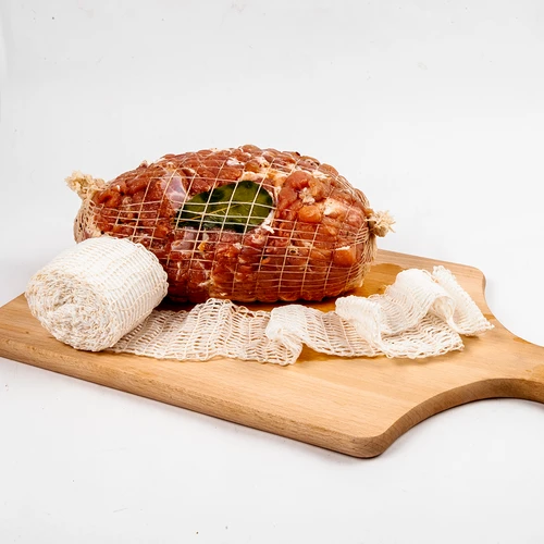 Rete per salumi con dimensioni 15 cm x 5 m, con resistenza termica fino a 220°C - 4