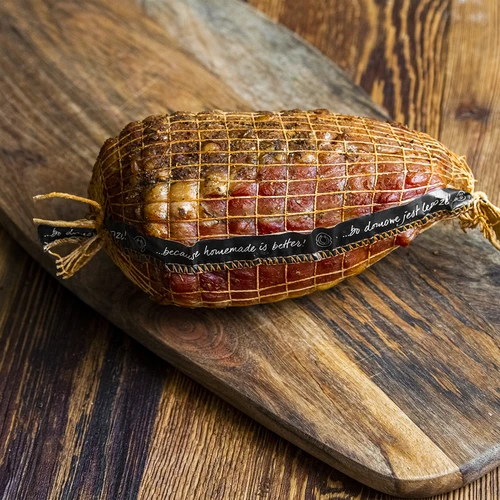 Rete per salumi con etichetta, 15 cm x 4 m, resistente al calore fino a 125°C - 4