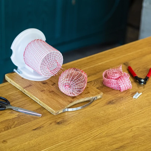 Rete per salumi in monofilo 4 m x 22 cm con resistenza termica fino a 125°C - 4