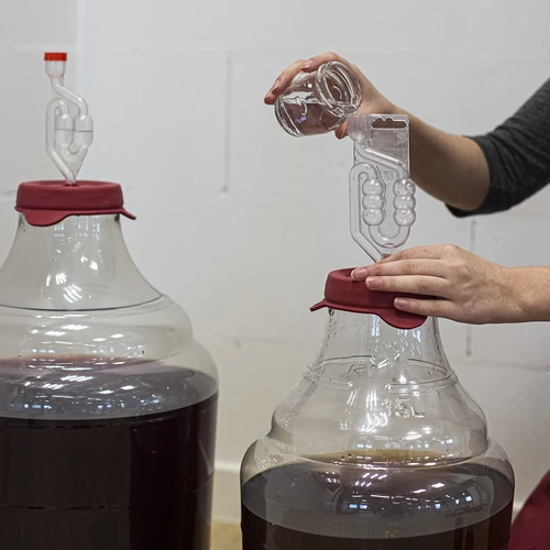 Rurka fermentacyjna 6-komorowa z korkiem ochronnym - 5