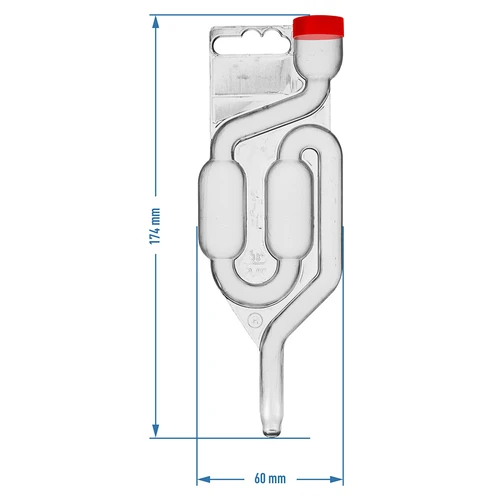 Rurka fermentacyjna MAXI z korkiem ochronnym - 3