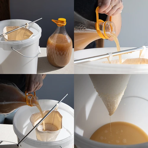 Sacca filtrante per mosto - Conica - 7 L - 3