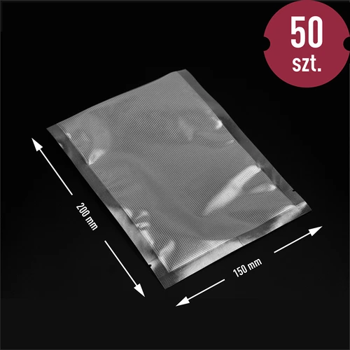 Sacchetti goffrati per macchina sottovuoto 15x20 cm, 50 pz. - 7