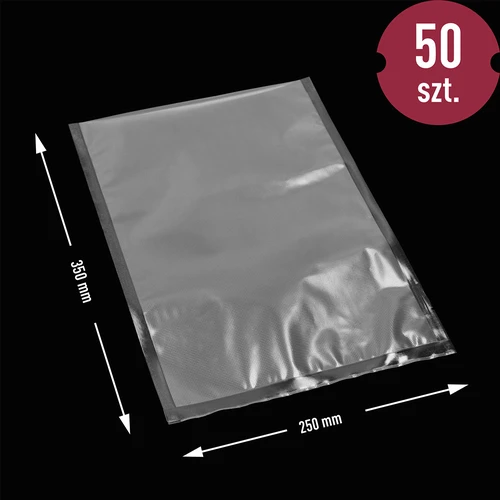 Sacchetti goffrati per macchina sottovuoto 25 x 35 cm, 50 pezzi - 8