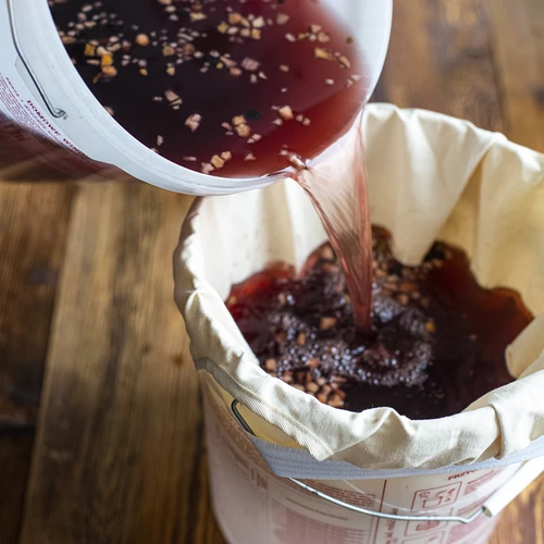 Sacco per filtrare liquori e infusi con fondo rinforzato - 7