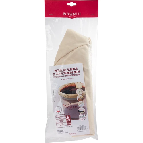 Sacco per filtrare liquori e infusi con fondo rinforzato - 8