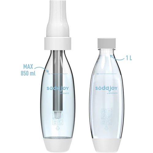 Saturatore per acqua e bevande + 10 cartucce - 7