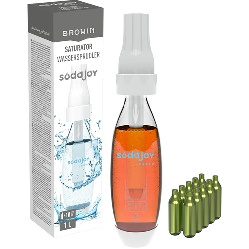 Saturatore per acqua e bevande + 10 cartucce - 2
