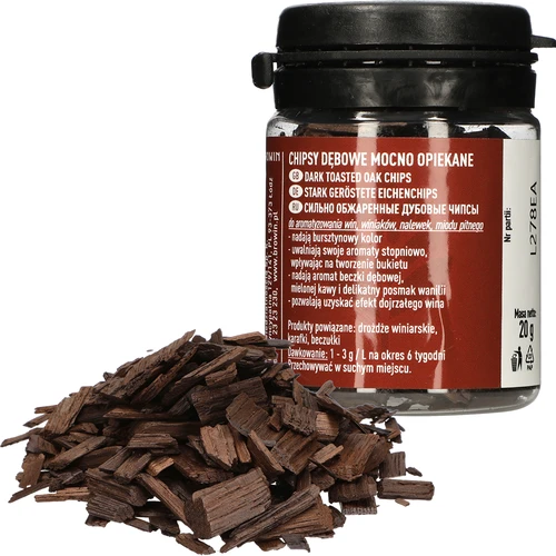 Scaglie di quercia fortemente tostate, 20 g - 3