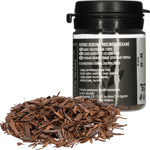 Scaglie di quercia fortemente tostate, 20g - 4