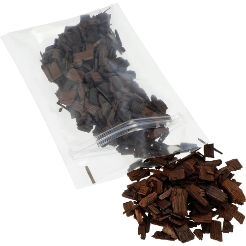 Scaglie di quercia fortemente tostate per aromatizzare alcolici (whisky, bourbon, brandy, cognac, birra), 50 g - 3