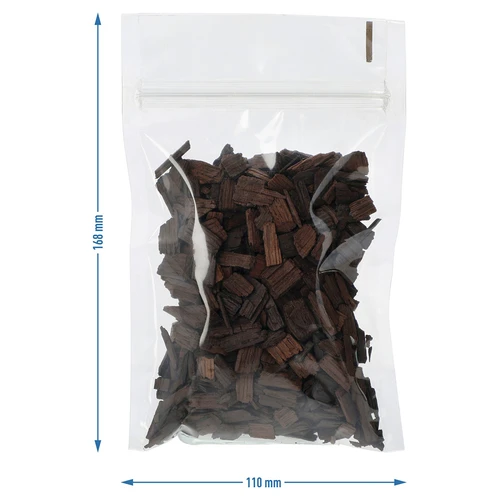 Scaglie di quercia fortemente tostate per aromatizzare alcolici (whisky, bourbon, brandy, cognac, birra), 50 g - 7