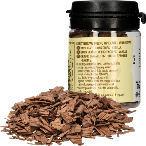 Scaglie di quercia vanigliate, fortemente tostate, 20g - 3