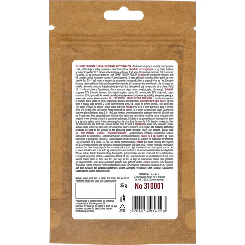 Segreto del Nonno Feliks per Salamoia, 35 g - 2