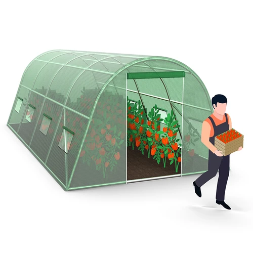 Serra da giardino (in plastica) 3x6x2 m - 15