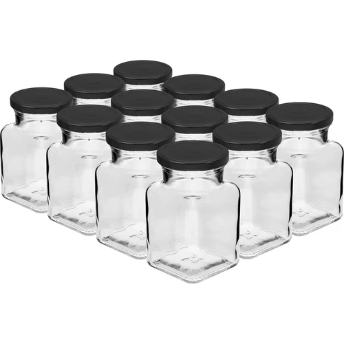 Set 12 x barattolo 150ml + 30 etichette per spezie - 2