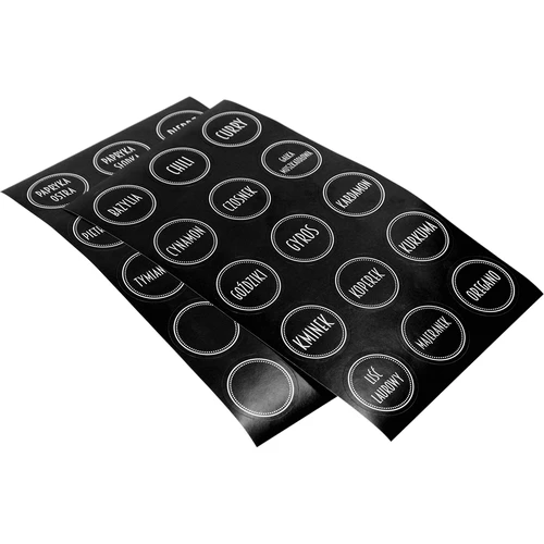 Set da 12 barattoli da 120 ml + 30 etichette per spezie - 6