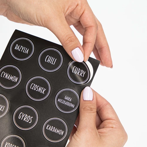 Set da 12 barattoli da 120 ml + 30 etichette per spezie - 11