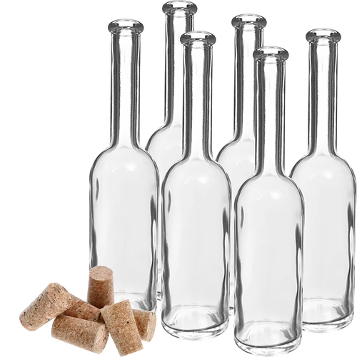 Set di 6 bottiglie per liquori 100 ml + 6 tappi in sughero - 3