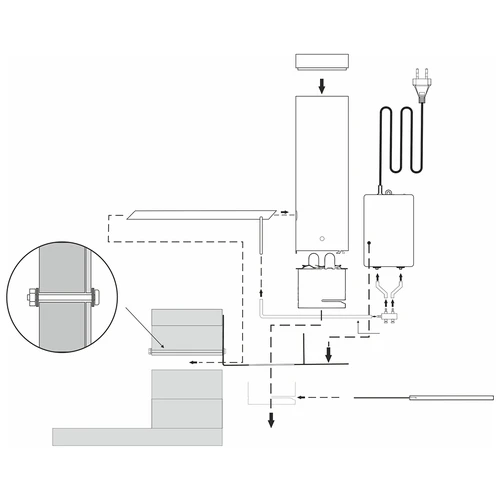 Set dragON per affumicatoi - moduli elettrici con controller digitale e generatore di fumo JET 2 LONG - 10