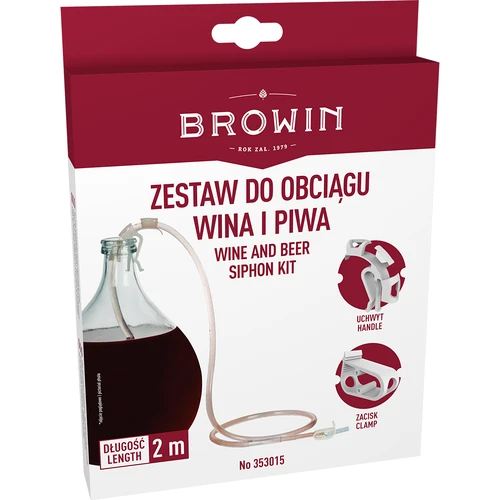 Set per travaso del vino con manico e morsetto - 5