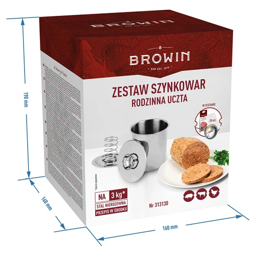 Set Pressa per Prosciutto - Festa in famiglia, 3 kg - 12