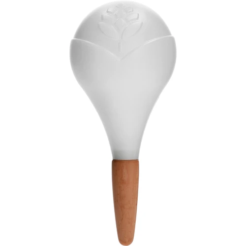 Sfera autoirrigante per piante, bianca opaca con punta in ceramica, 400 ml