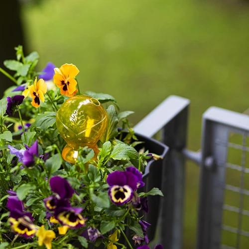 Sfera autoirrigante tripla (a tre camere), giallo trasparente, 600 ml - 8