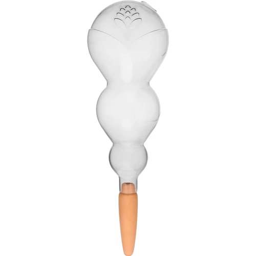 Sfera autoirrigante tripla (a tre camere), trasparente incolore, con puntale in ceramica, 600 ml