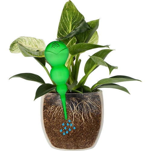 Sfera autoirrigante tripla (a tre camere), verde trasparente, 600 ml - 3