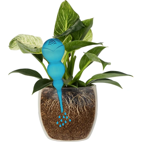 Sfera irrigante tripla (a tre camere), blu trasparente, 600 ml - 3