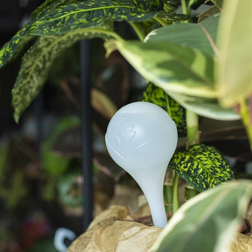 Sfere autoirriganti per piante, bianche semitrasparenti, 400 ml, confezione da 4 - 10