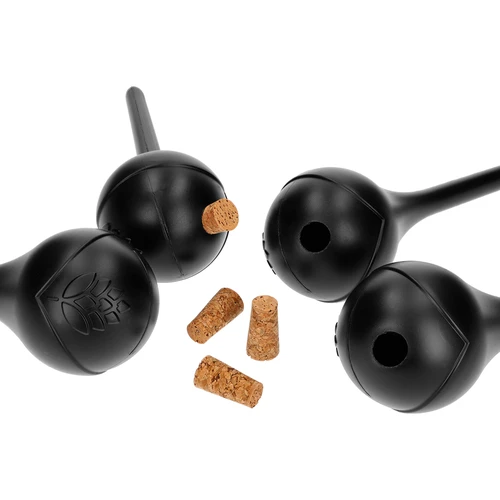 Sfere autoirriganti per piante, nere opache, con tappo, 400 ml, 4 pezzi. - 3