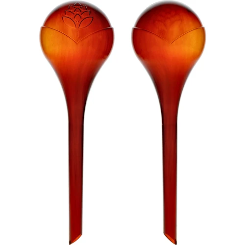 Sfere autoirriganti per piante, trasparenti color ambra, 400 ml, 2 pz.