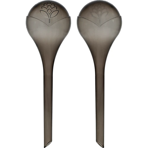 Sfere autoirriganti per piante, trasparenti nere, 400 ml, 2 pezzi