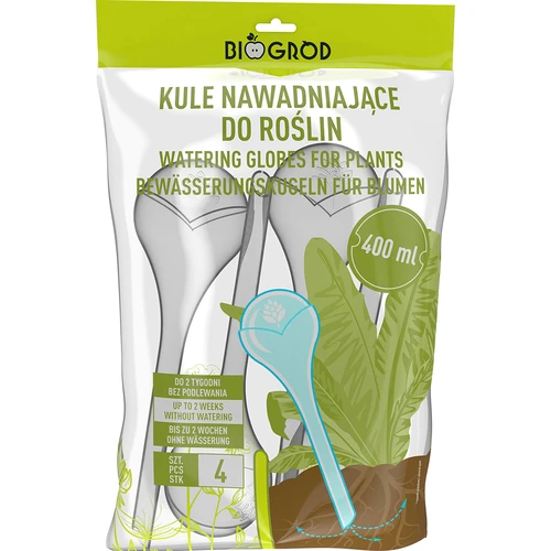 Sfere irriganti trasparenti, 400 ml, 4 pezzi - 3