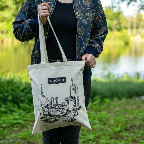 Shopper in cotone - illustrazione conserve fatte in casa - 3