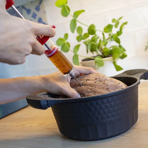 Siringa per marinature 30 ml + 3 aghi + scovolino - 12