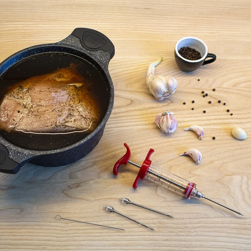 Siringa per marinature 30 ml + 3 aghi + scovolino - 11