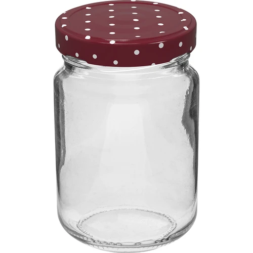 Słoik TO 156 ml  kolorowa zakrętka fi 53/4 -6 szt. - 2