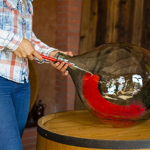 Spazzola per la pulizia delle damigiane - CURVA - 3